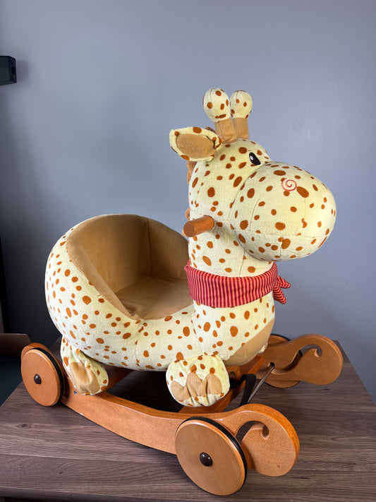 Seller#213 Toddler Giraffe Rocking Horse EUC!