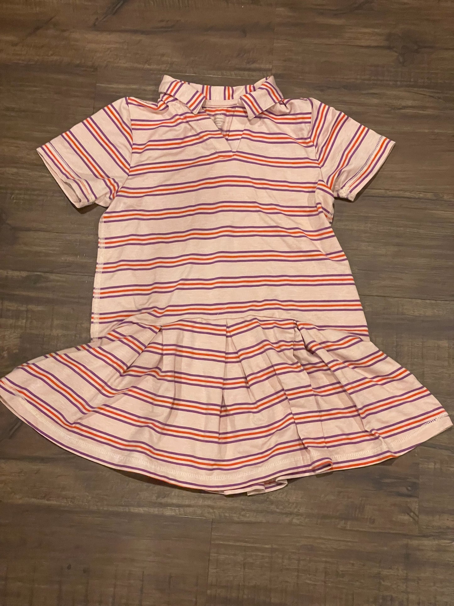 83A girls Hanna Andersson striped dress size 5 GUC