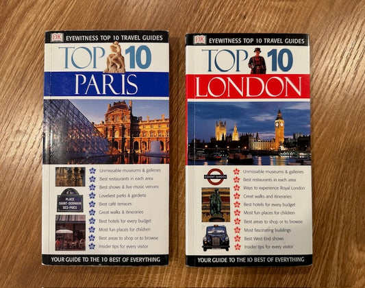 Top 10 Paris and London - with city map & subway map