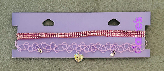 #15 Claire’s NWT 2-pack Chocker Necklaces
