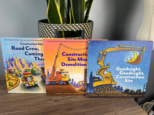 Seller#213 Set of 3 Mighty Mighty Construction Site Books EUC