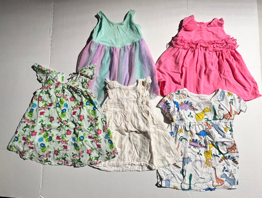 #100 Girls 12mo Dress Bundle