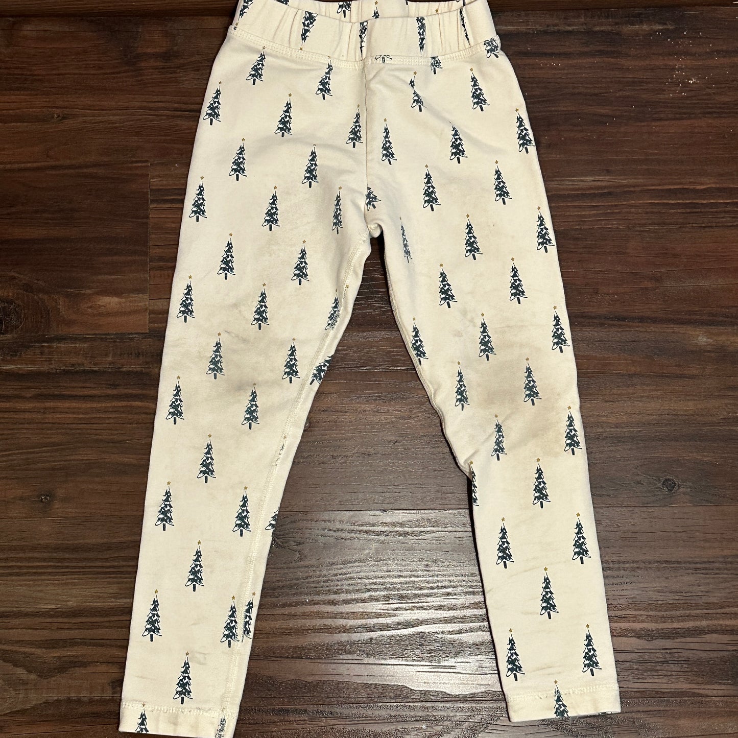 #162 Hanna Andersson Christmas Tree Leggings 5t