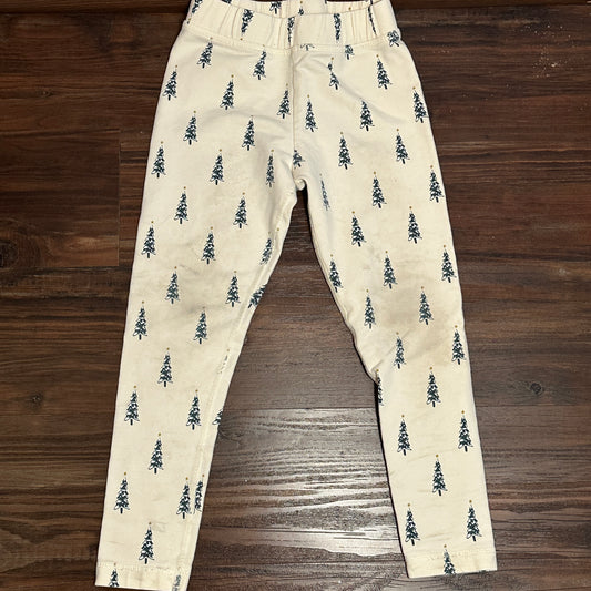 #162 Hanna Andersson Christmas Tree Leggings 5t