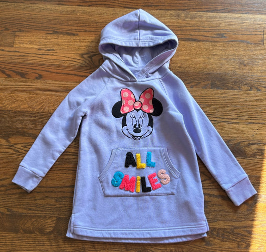 Seller 120, EUC Girls Size 6/7Minnie Mouse Hoodie