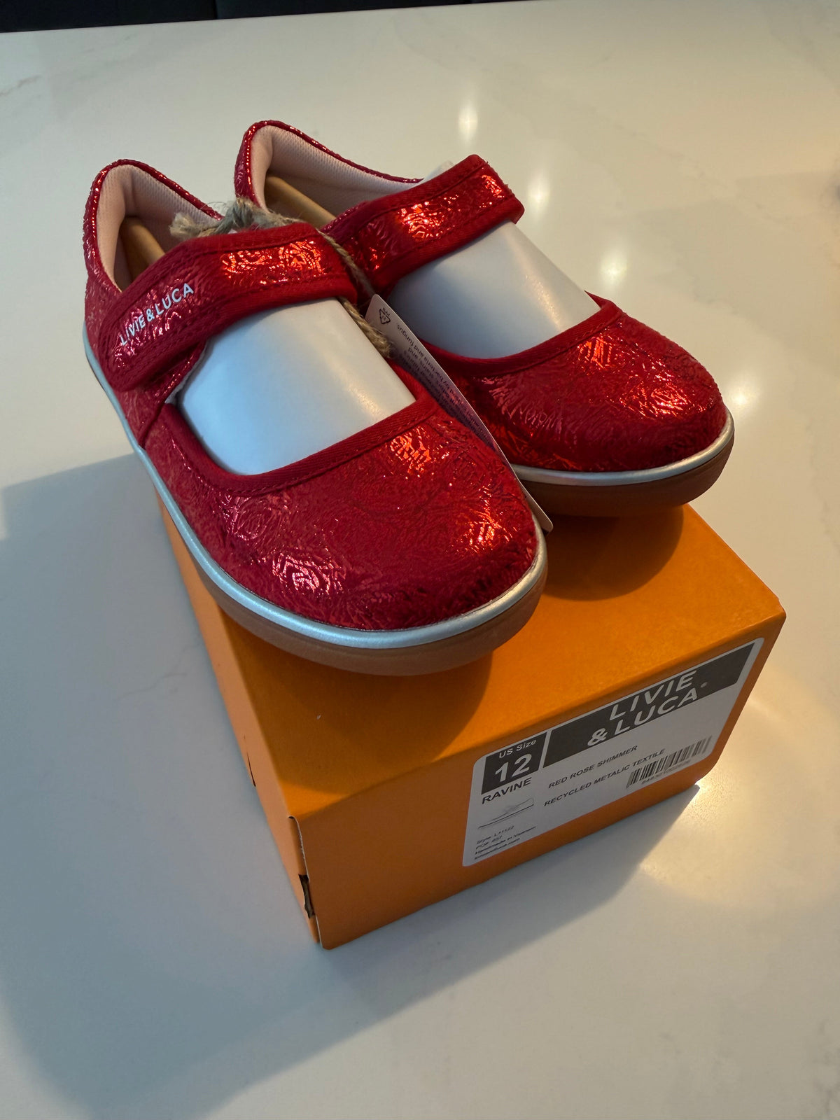 #133 livie & Luca red Mary Jane’s NWT size 12