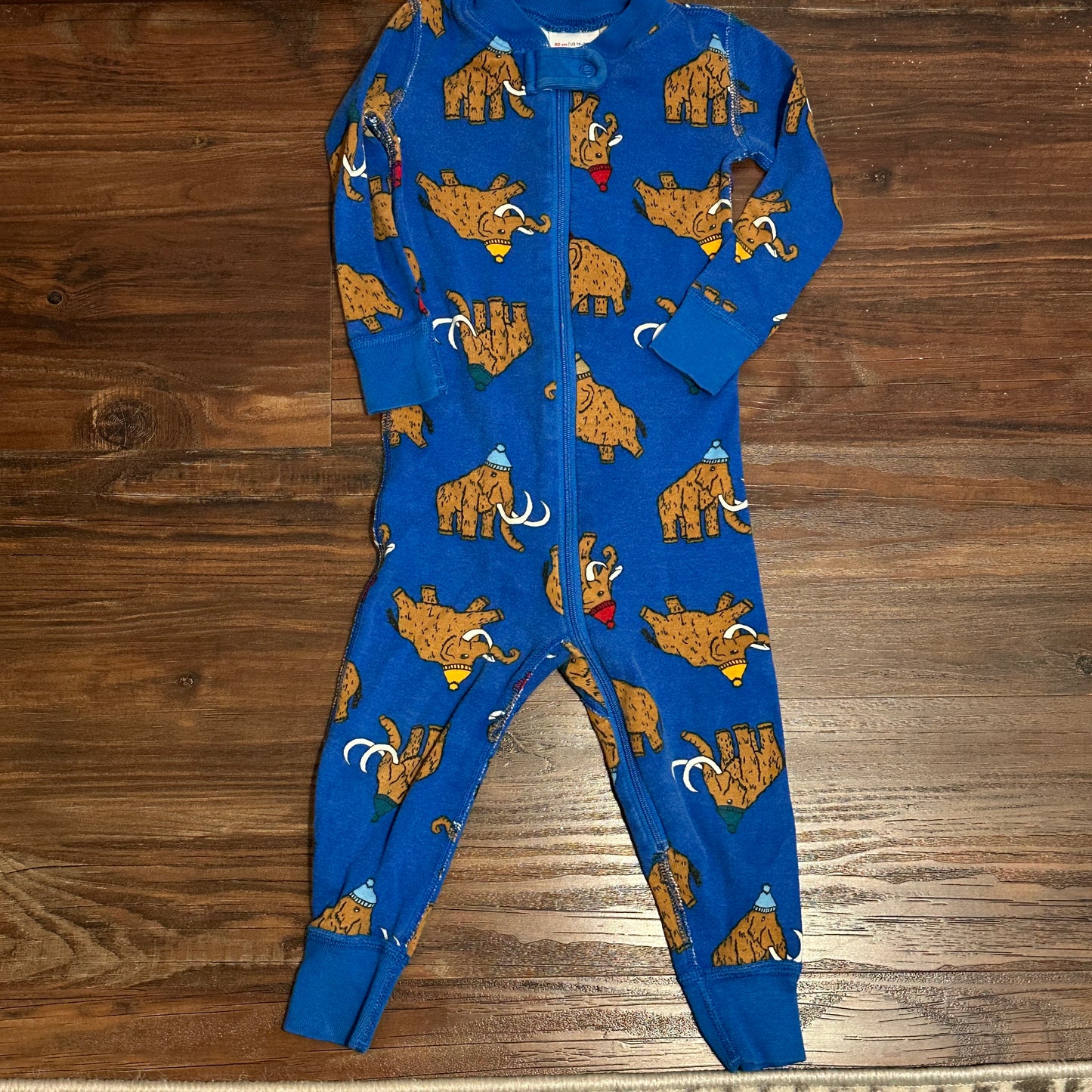 #162 Hanna Andersson Mammoth PJs 18-24M