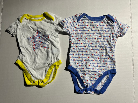 #100 Boys 9mo Onesies