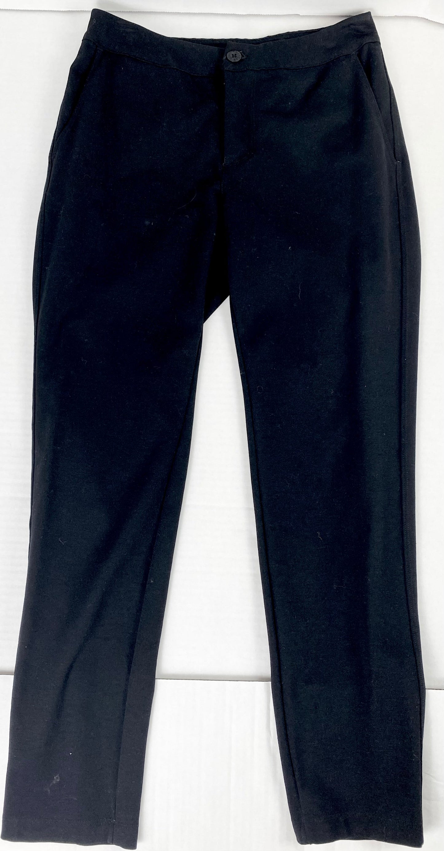 Women-Small/4-American Giant Pants Black Slim Stretch Ankle length-Modal/Nylon/Spandex