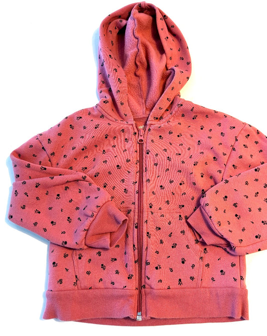 #133 cat & jack zip up XS 4/5