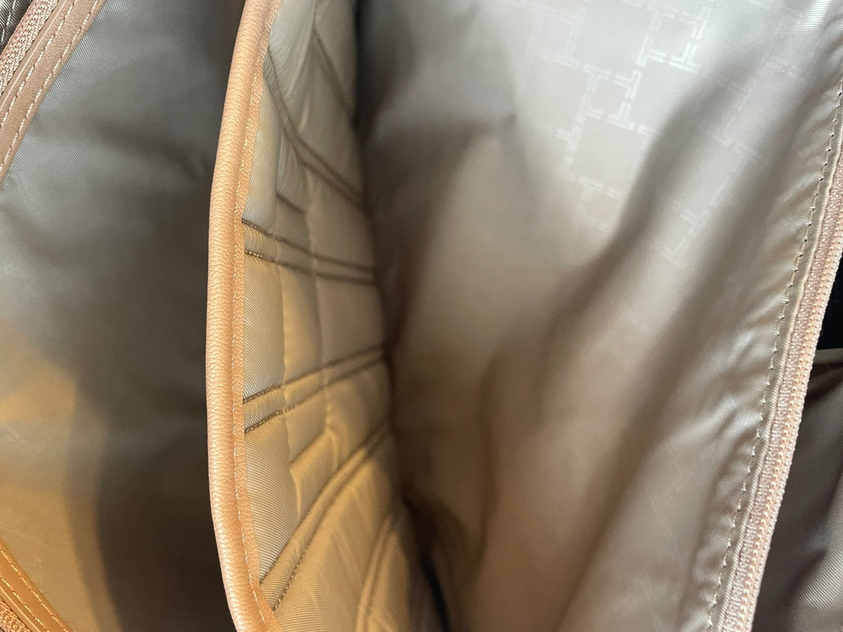 Seller #12 | TUMI Black Leather | Business Travel Briefcase | VGUC (Missing Shoulder Strap)