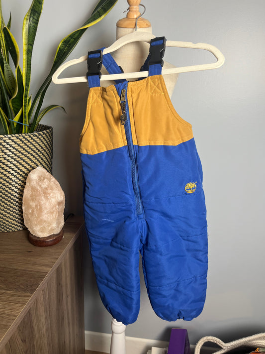 Seller#213 12m zip front snow bibs GUC