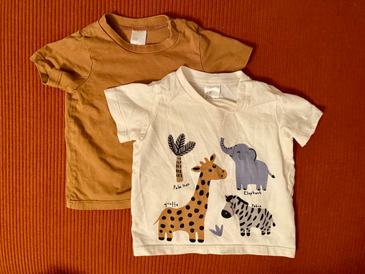 #193 - H&M Set of 2 t-shirts, 4-6M