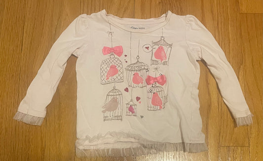 Size 12-18 mo girls - Gap - bird shirt