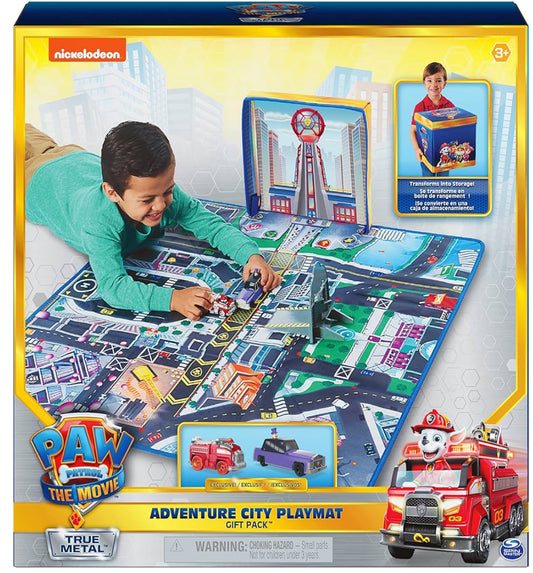 Seller#213 Paw Patrol Adventure City Play Mat with Vehicles EUC!