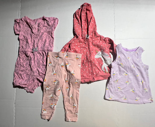 #100 Girls 18mo Unicorn Bundle