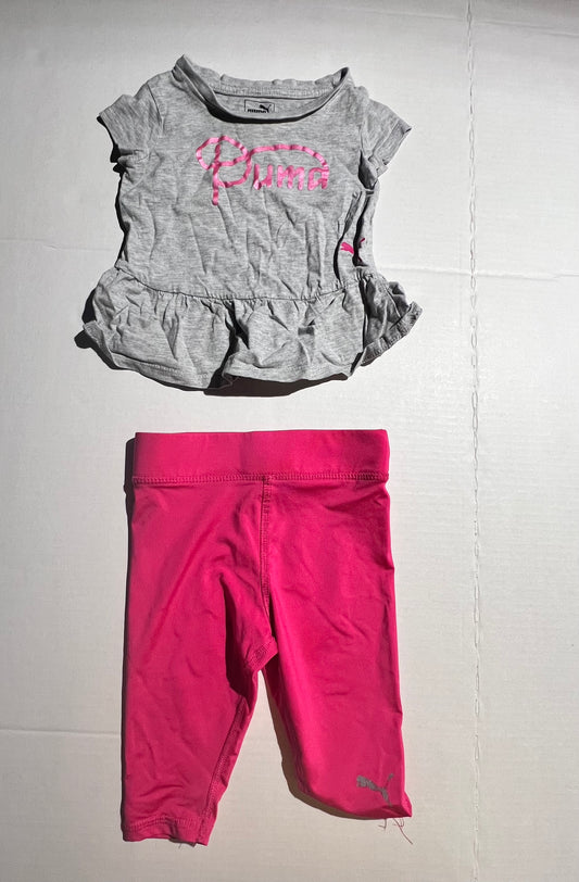 #100 Girls 18mo Puma Outfit