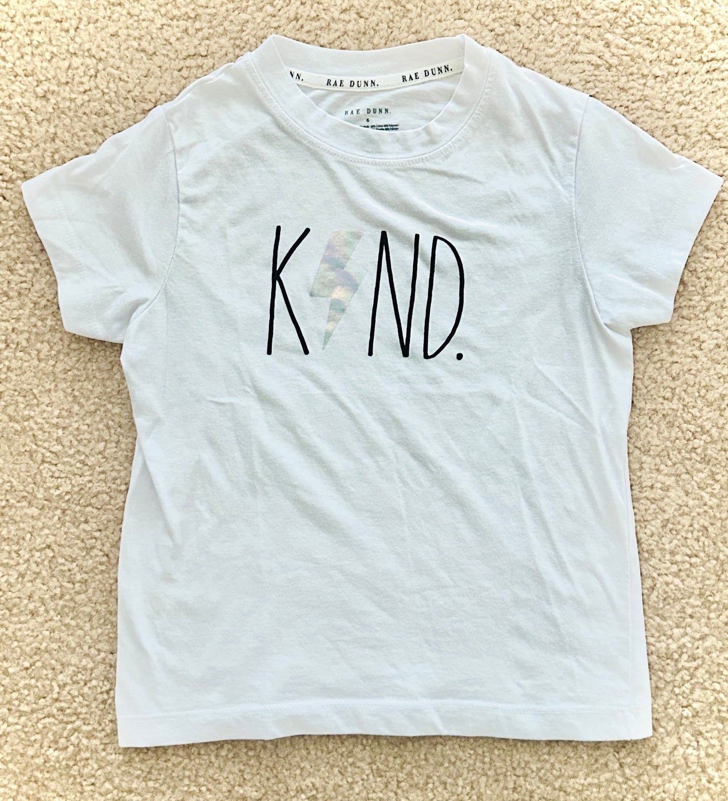 #15 *Reduced* Rae Dunn (Fits like 4/5) “Kind” Shirt