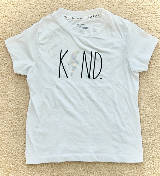 #15 *Reduced* Rae Dunn (Fits like 4/5) “Kind” Shirt