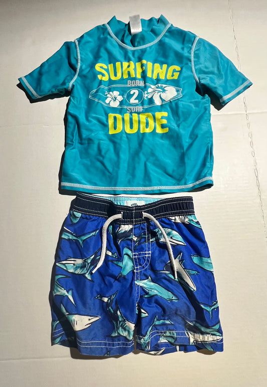 #100 Boys 18mo Swimset