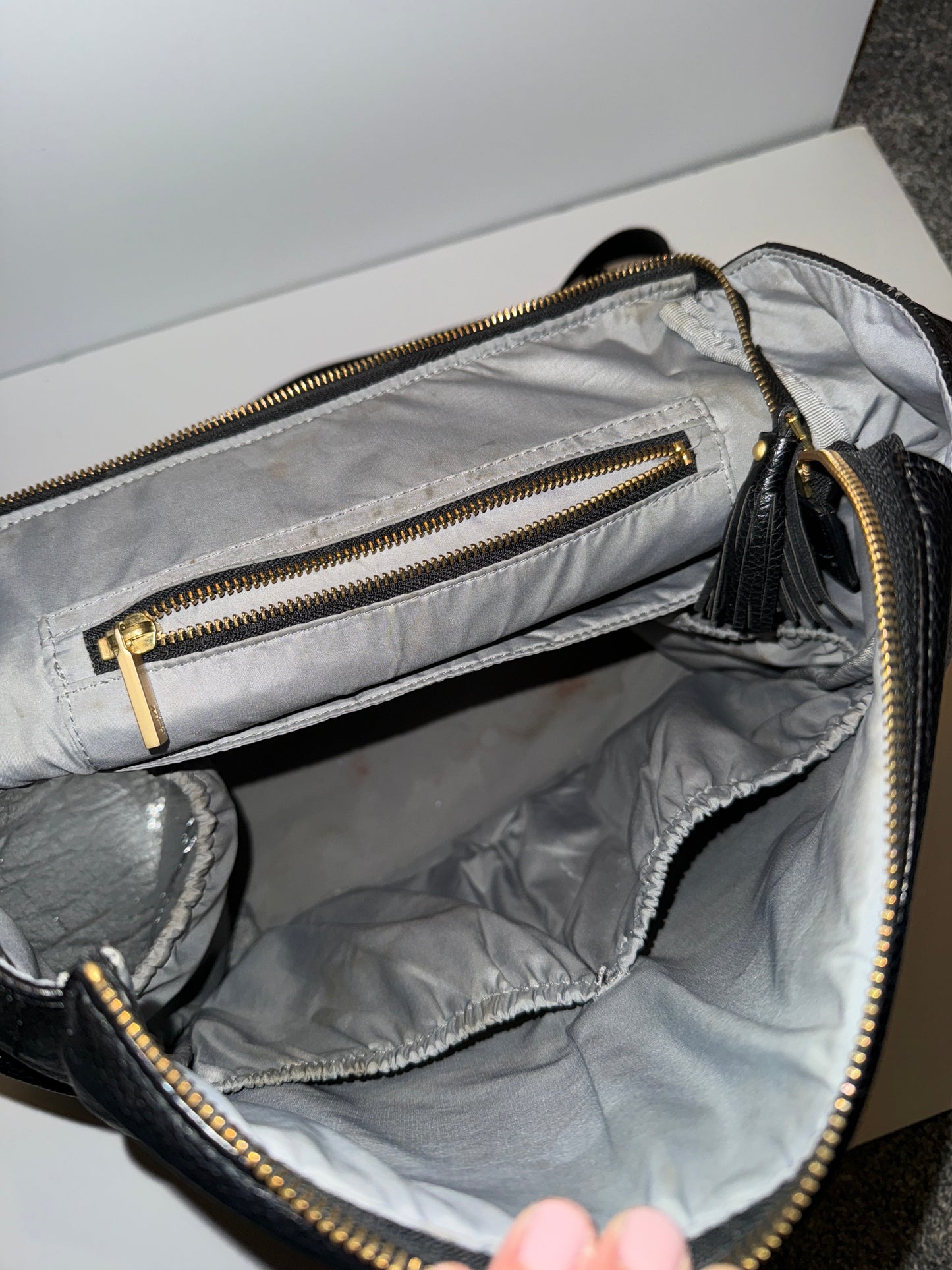 Seller 175 - Freshly Picked black diaper bag