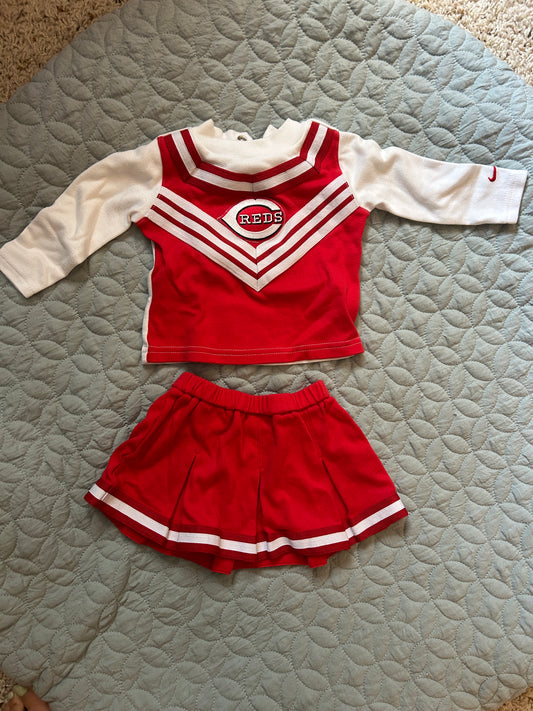 Seller #5 - Girls Cincinnati Reds Two-Piece Outfit