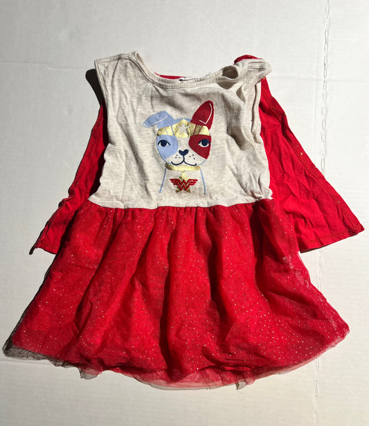 #100 Girls 2T Wonder Woman Dress