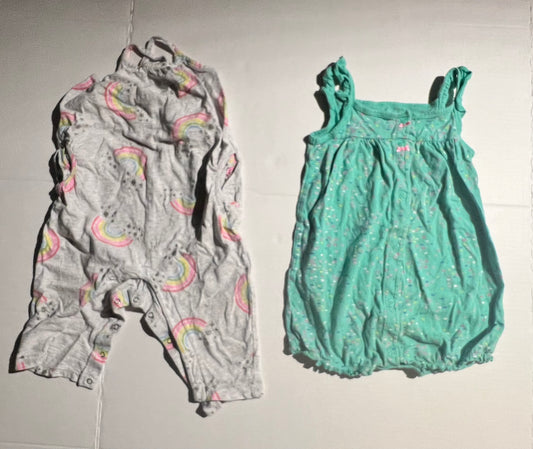 #100 Girls 24mo Romper Bundle