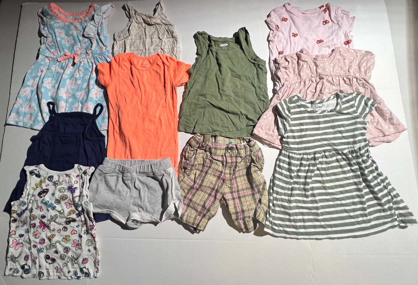 #100 Girls 2T Large Summer Bundle