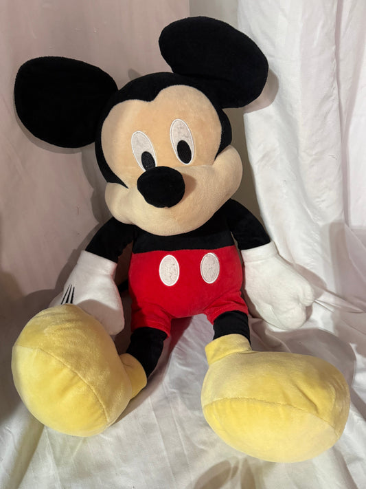 #20 REDUCED!! Mickey Mouse stuffed animal size medium GUC