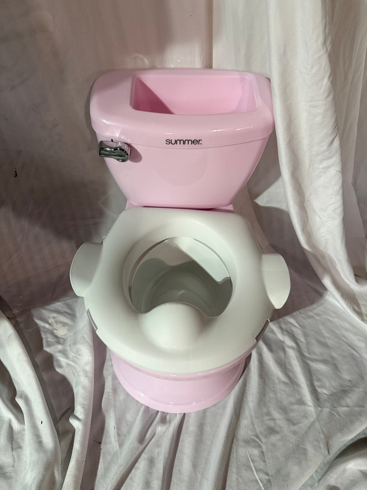 #20 Summer pink toilet training potty EUC