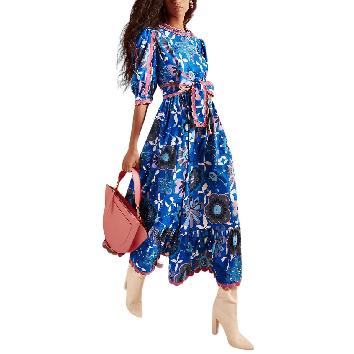 #122 NWT Celia B size medium women's corduroy dress
