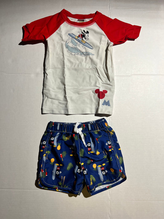 #100 Boys 2T Mickey Hanna Andersson Swim Set