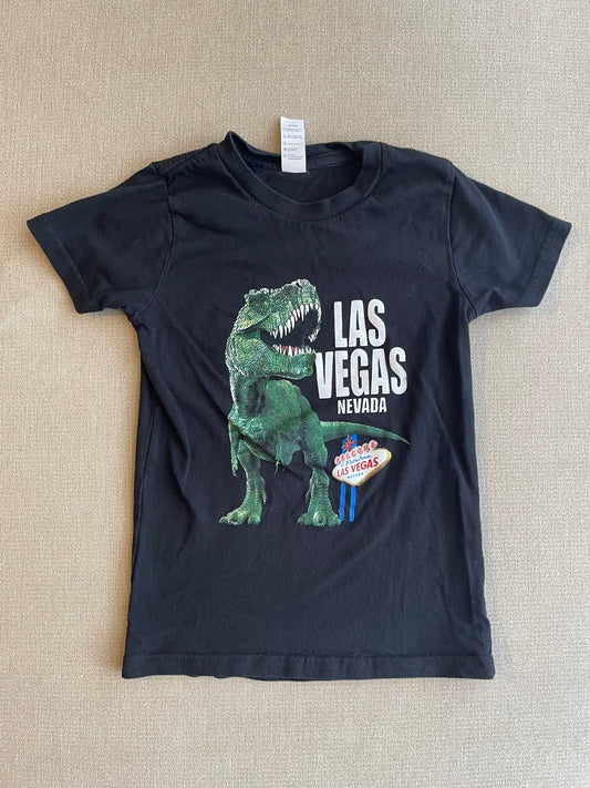 Seller #12 | Las Vegas Dinosaur Souvenir Black Tshirt | VGUC | Size Youth XS