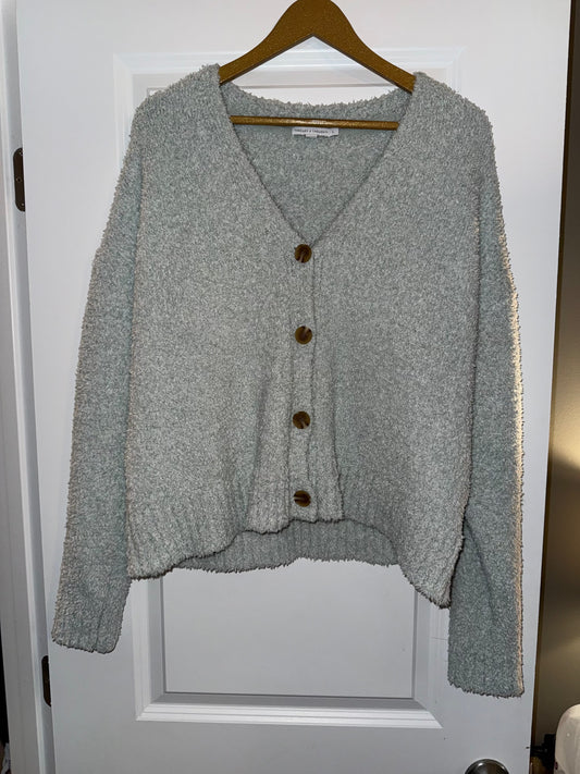 #106: Womens L Threads 4 Thought Light Blue Sweater *REDUCED*
