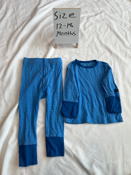 #24 size 12-18 months sweet bamboo pajamas
