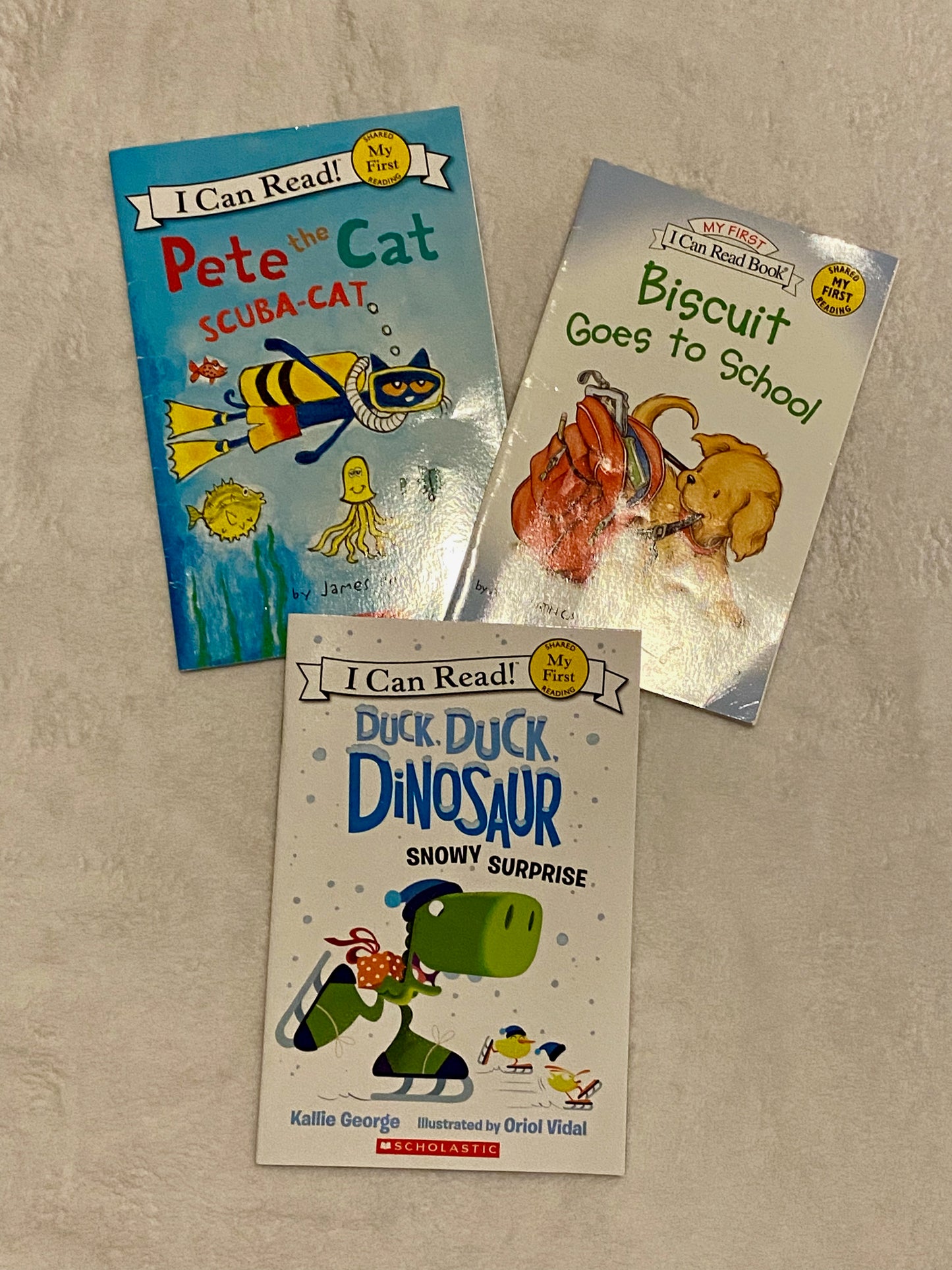 Set of 3 "I Can Read!" books