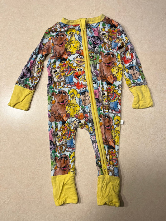 #31 Little Snuggles Sesame Street Pajamas 3-6 months