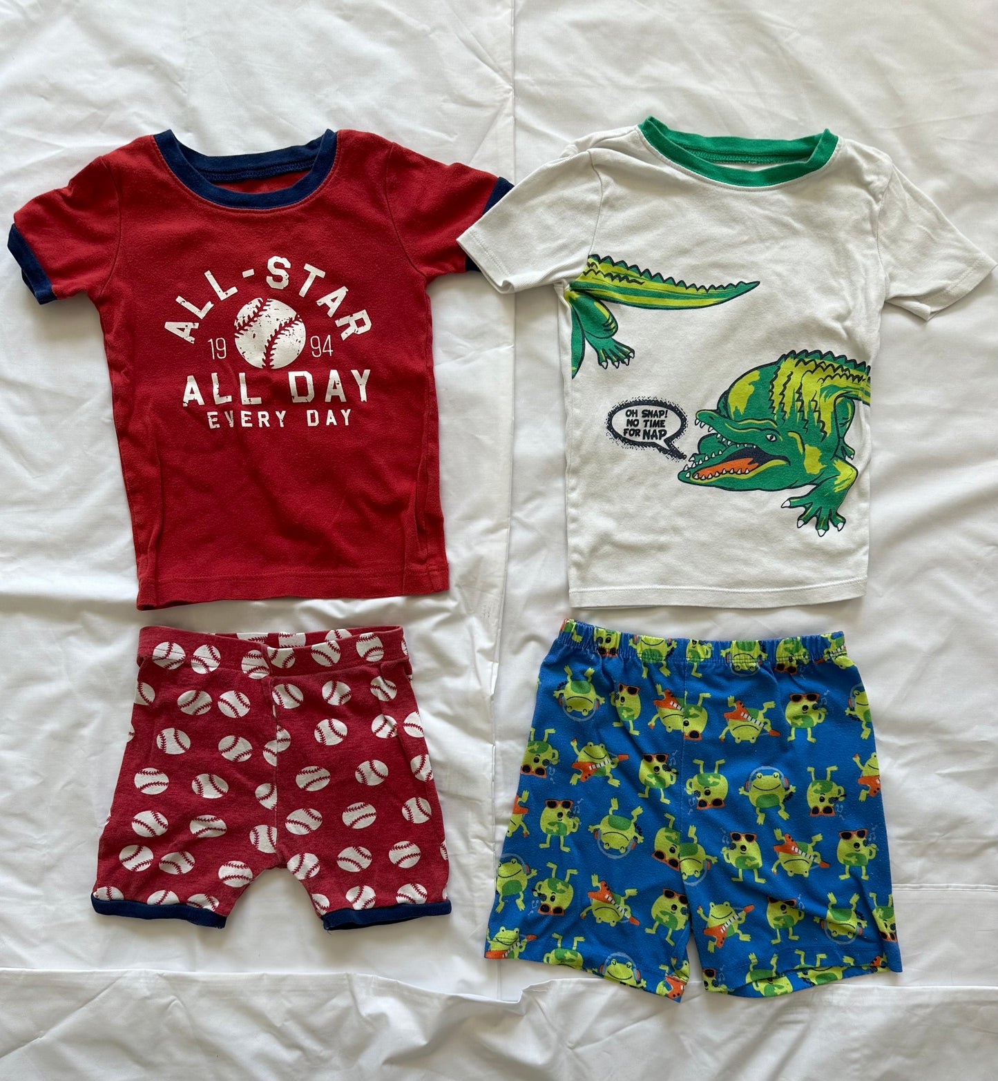 #72A 2 Sets of Boys Pajamas, 4T