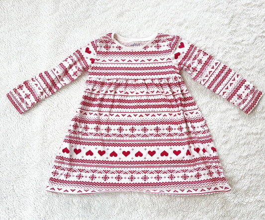 #58 Old Navy Girls 18-24 M Valentine Dress