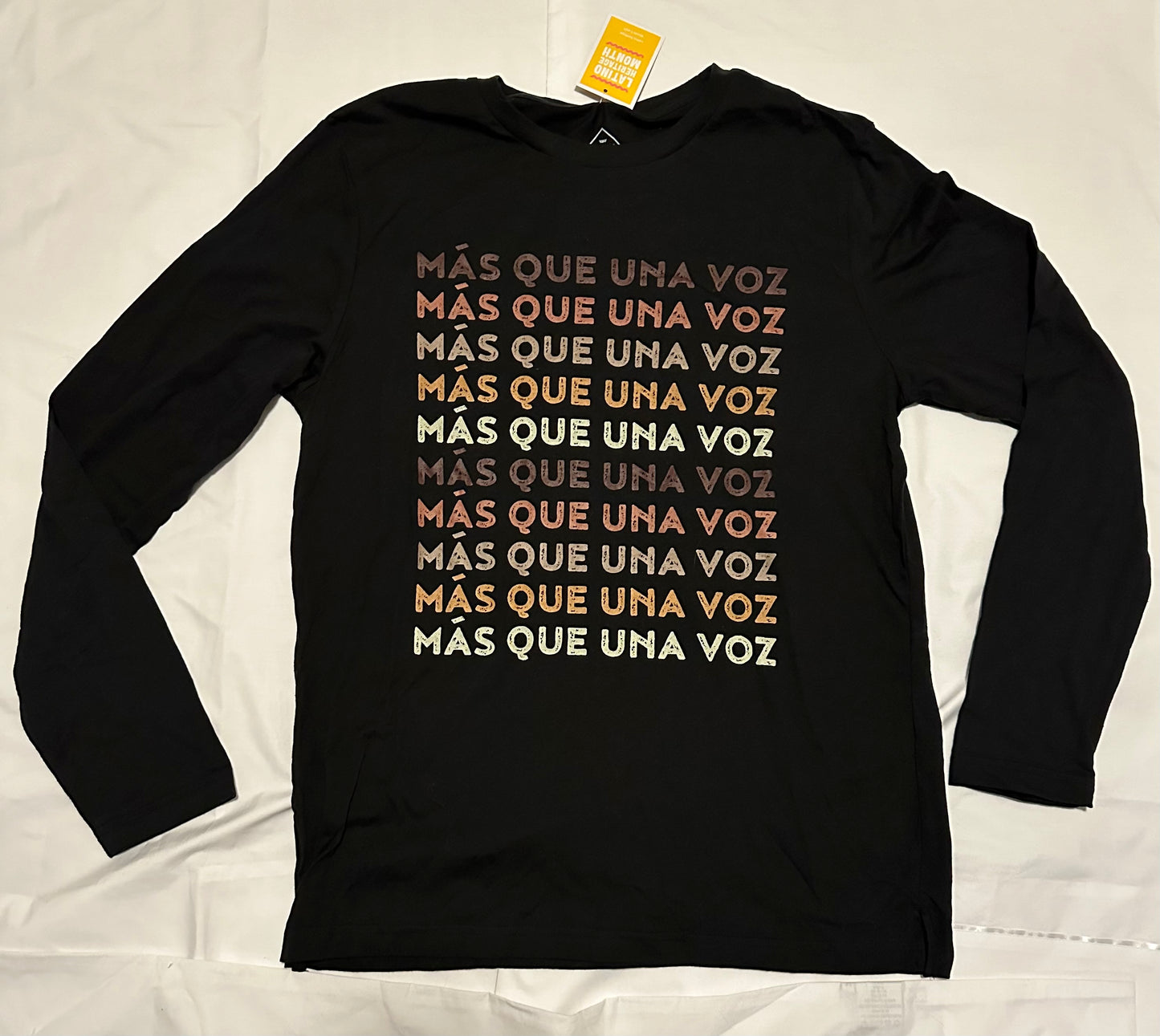 #72A NWT Mas Que Una Vos Shirt, Large