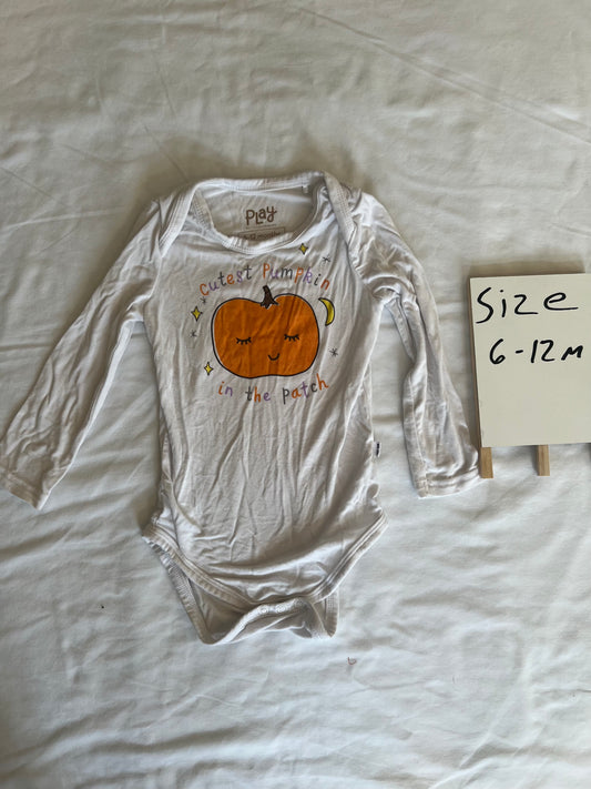 #24 size 6-12 months little sleepies onesie