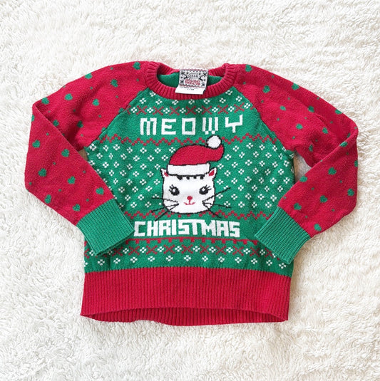 #58 Holiday Sweater GN 12 M Meowy Christmas