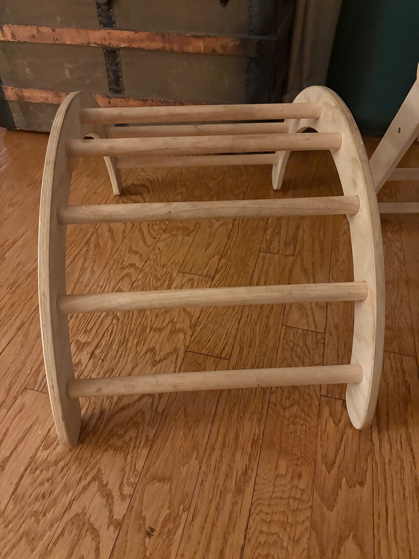 #112 3-piece Pikler Triangle Climbing Toy