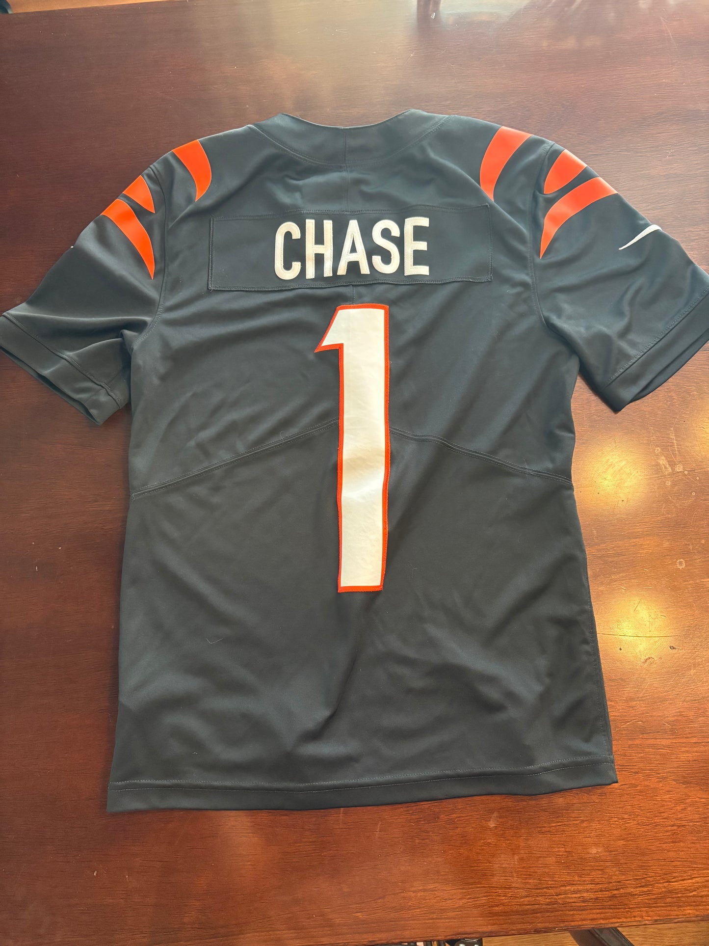 #112 Cincinnati Bengals Ja’Marr Chase #1 Nike On-Field Jersey – Men’s Small