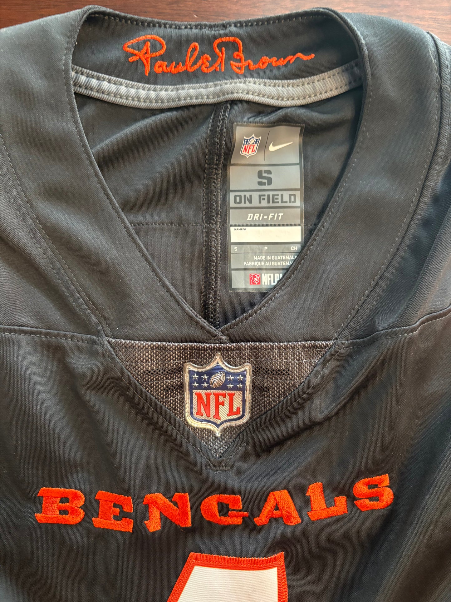 #112 Cincinnati Bengals Ja’Marr Chase #1 Nike On-Field Jersey – Men’s Small