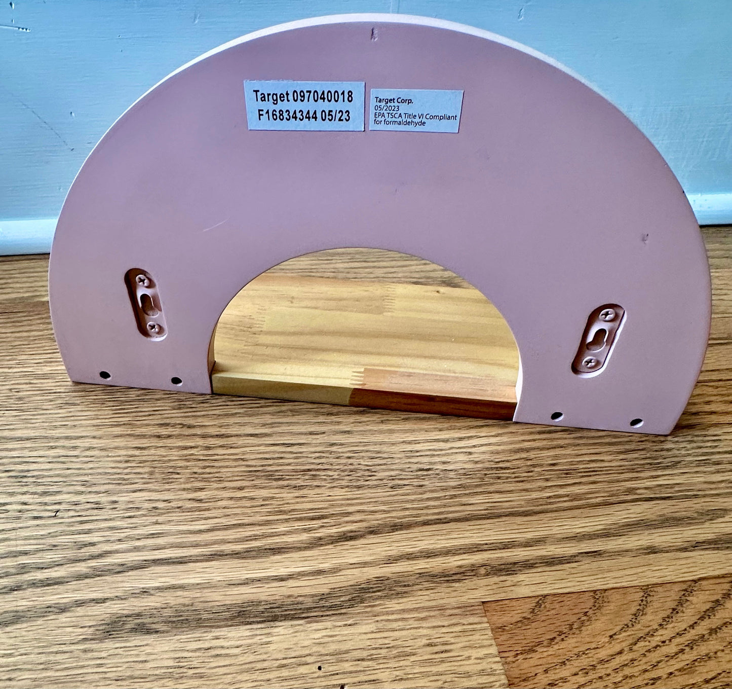 #108- Kids, Pillowfort, Small Rainbow Wall Shelf