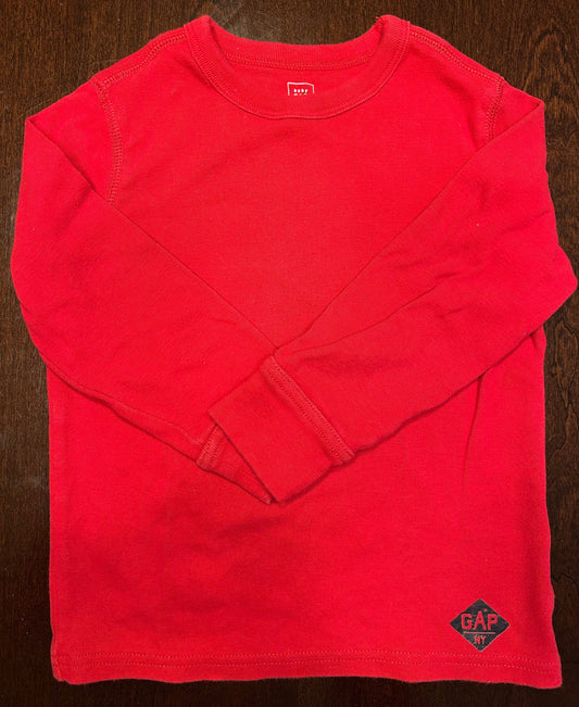 Reduced! Seller #18 Gap red LS tee unisex size 4
