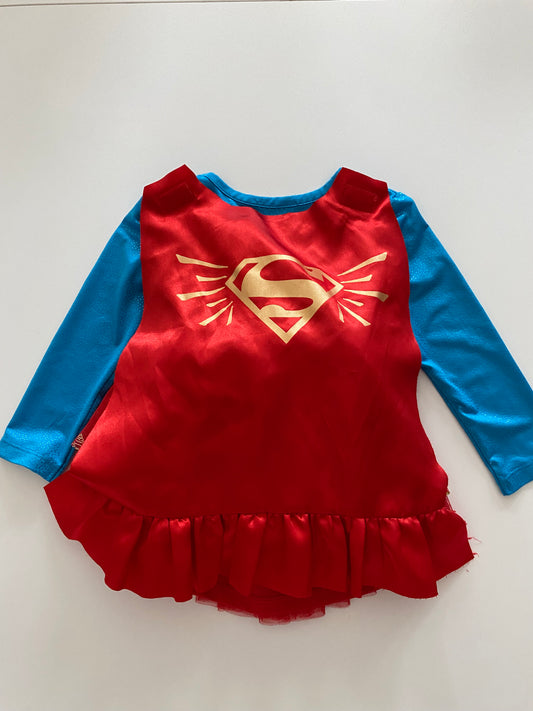 Supergirl Costume with cape Girls 12M