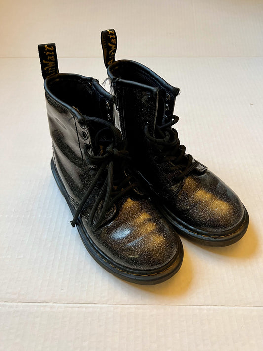 134 Dr. Martens Black Galaxy Sparkle Girls size 12
